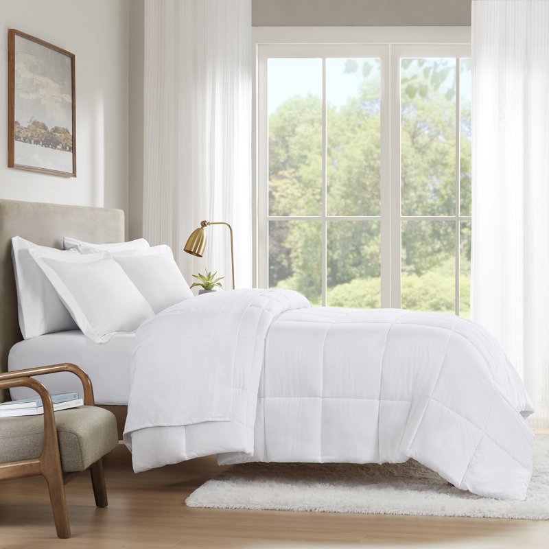 Mainstays Down Alternative Reversible Bed-in-a-Bag Set - Full, White