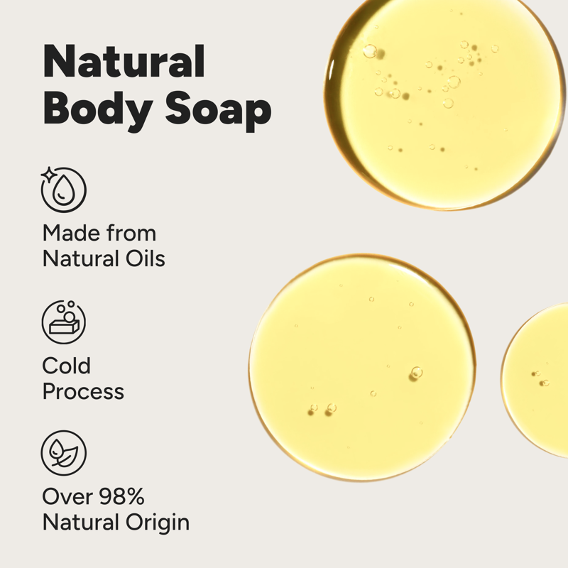 Natural Body Soap Bar for Women - Moonlight Vanilla, 5 Oz