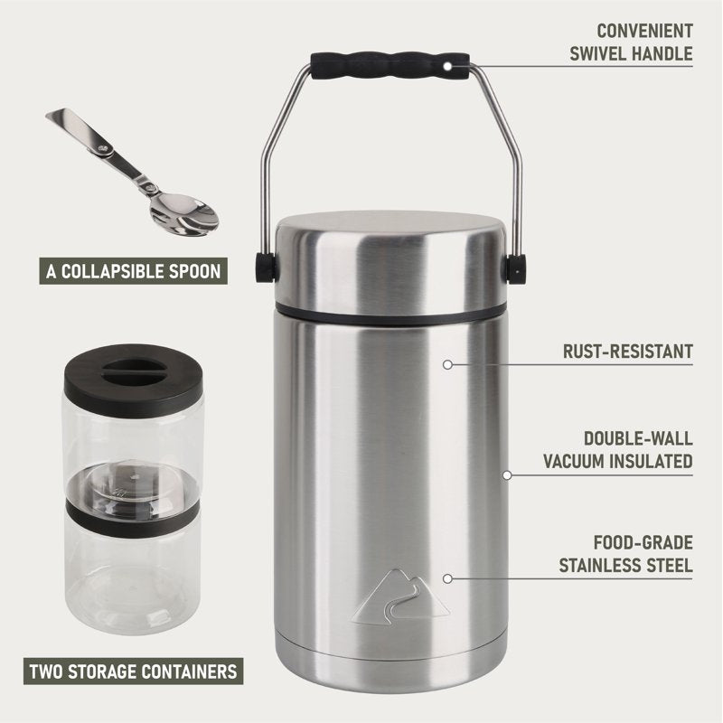 47 oz Stainless Steel Insulated Food Jar - 6 Pack