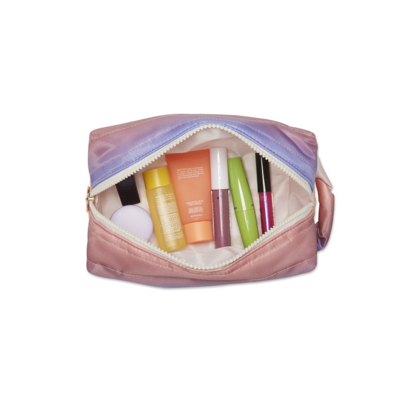 Coral Ombre Quilted Organizer Bag - Travel Essentials
