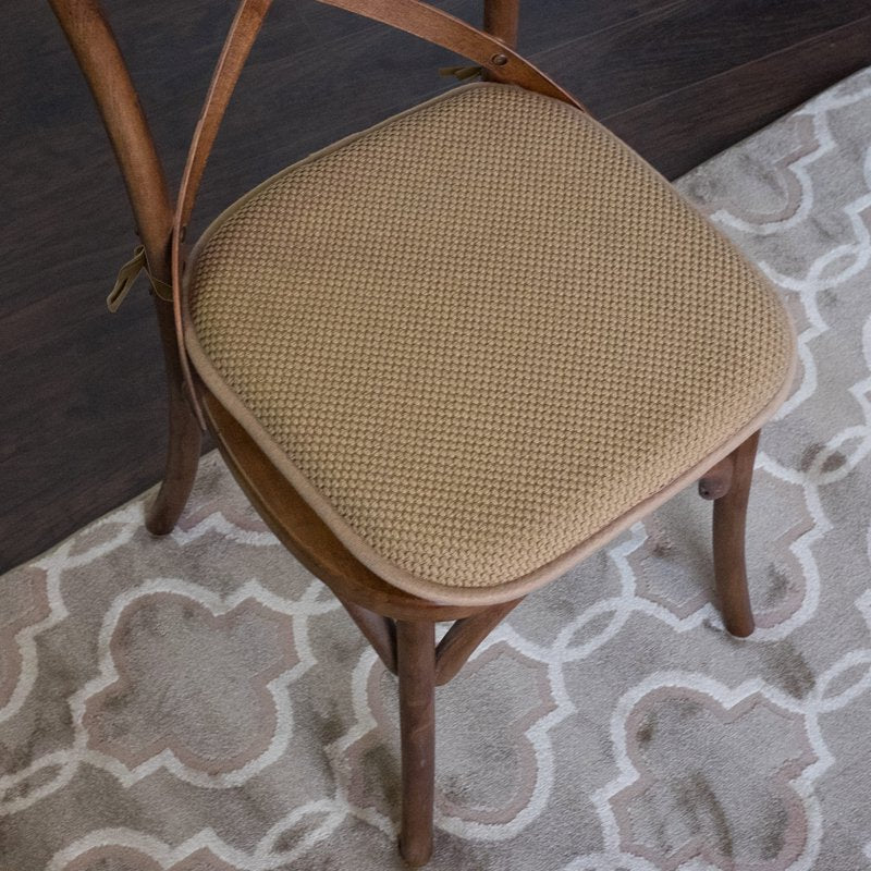 Memory Foam Honeycomb Chair Cushion Pad - 12-Pack, Taupe