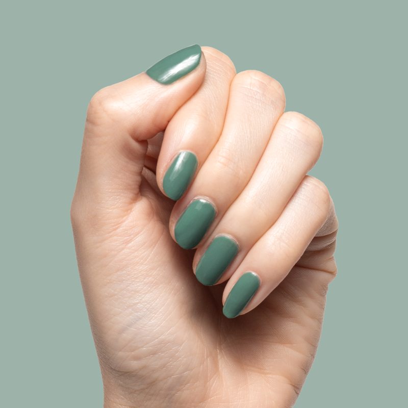 Long-Lasting Nail Polish - Still Life of Flowers Mossy Green 0.46 fl oz