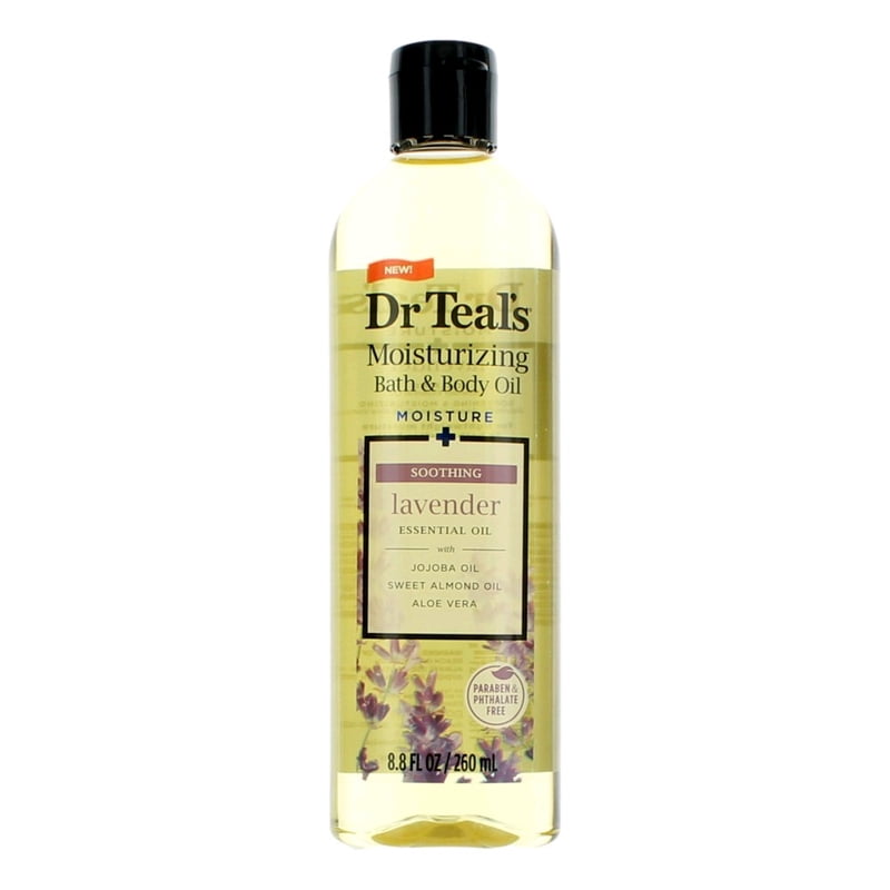 Moisturizing Bath and Body Oil with Lavender - 3 Pack