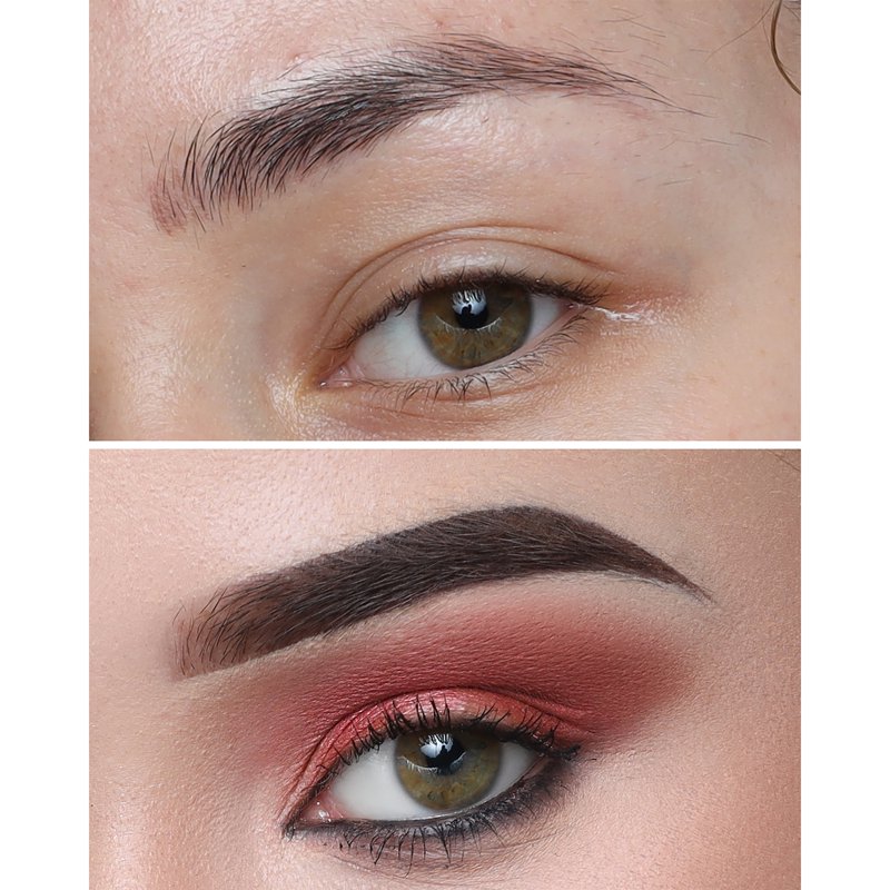 Micro Brow Pencil with Spoolie Brush - Medium Brown - Retractable Fine Tip