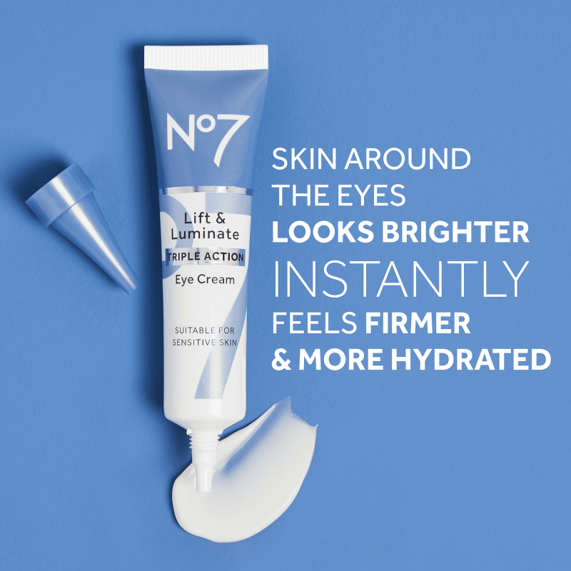 Triple Action Eye Cream with Peptides and Vitamin C, 0.5 oz