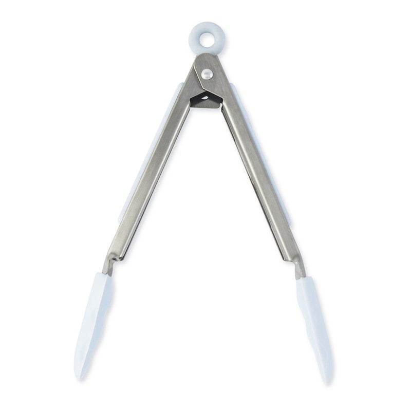 Mini Silicone Locking Tongs Set - 2 Piece Light Blue