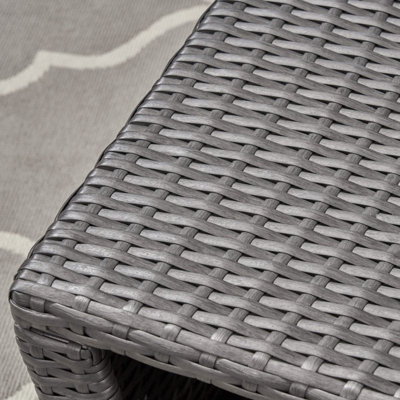 Outdoor Wicker Coffee Table - Weather-Resistant Design