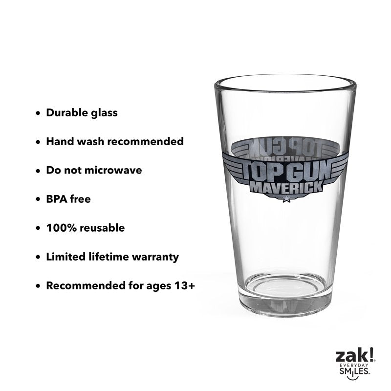 Collectible 16oz Pint Glasses - 2 Pack with Vibrant Artwork