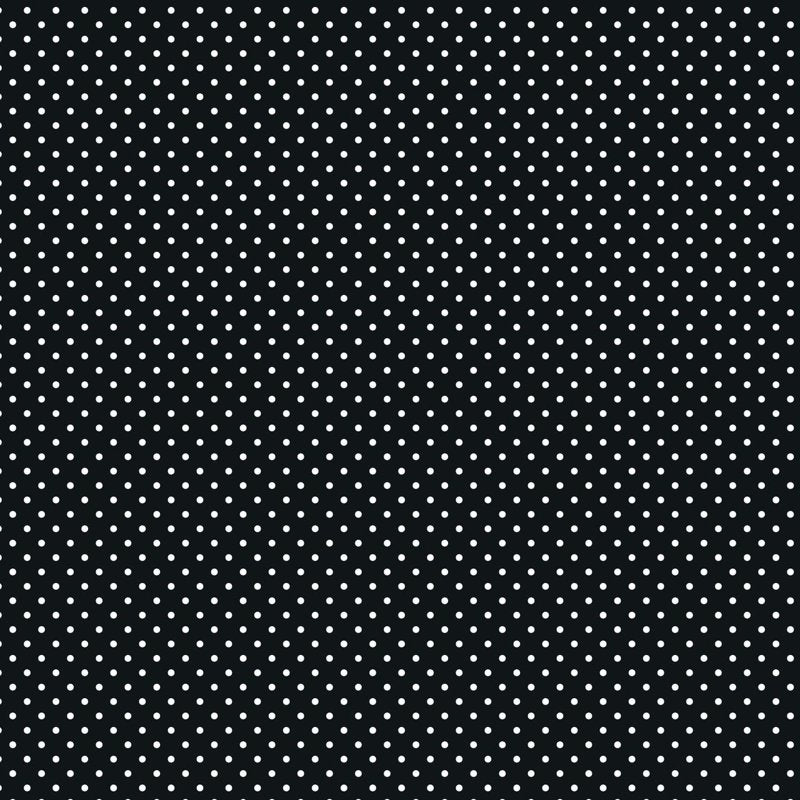 4 Pack Cotton Fat Quarter Fabric - Pindot Onyx 18x21 Inches for Quilting & Sewing