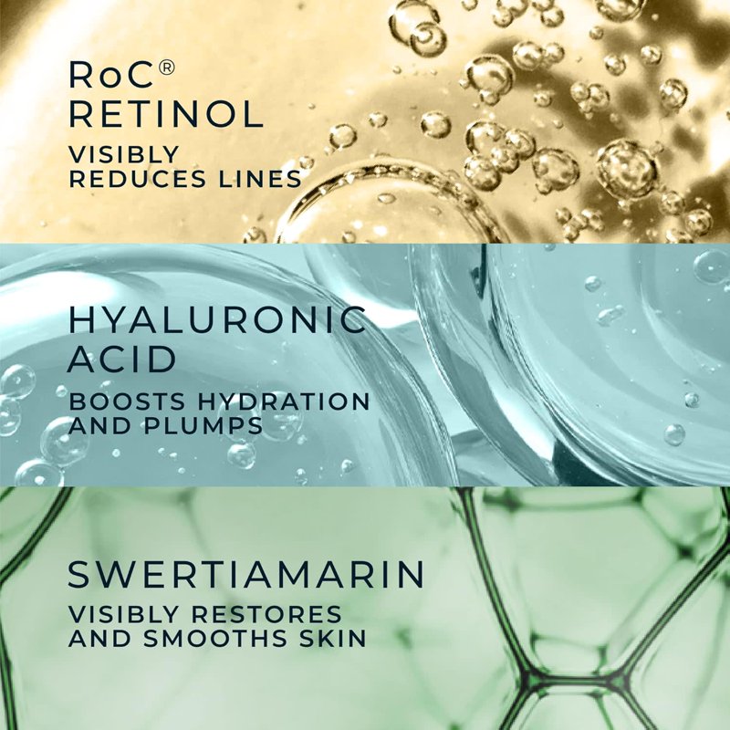 Firming Face and Neck Contour Cream with Retinol and Hyaluronic Acid 1.7 oz