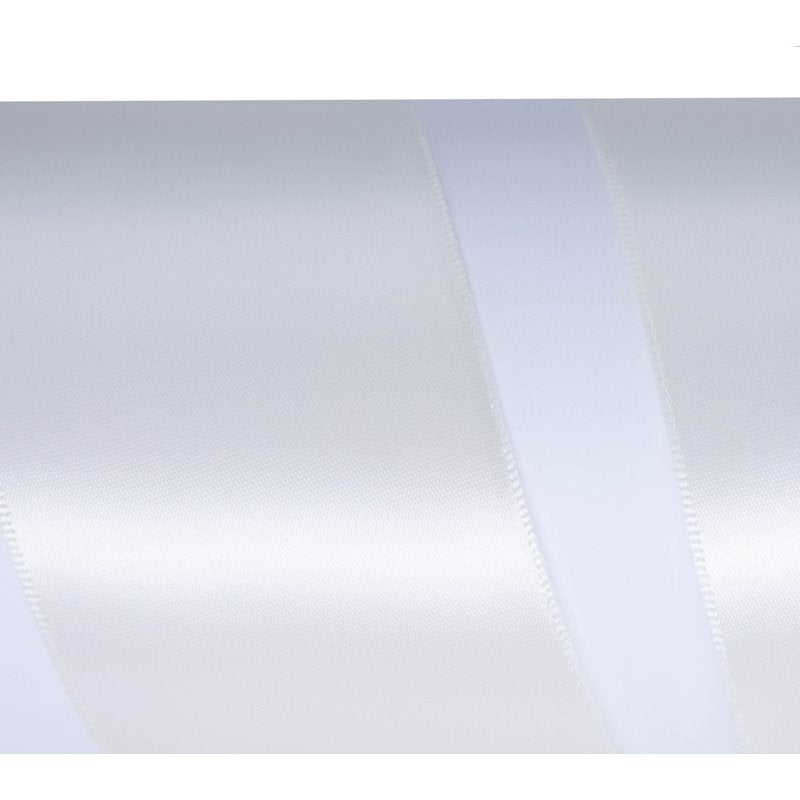 Offray Satin Ribbon Set - Antique White 2 1/4 Inch, 18 Feet, 2 Pack