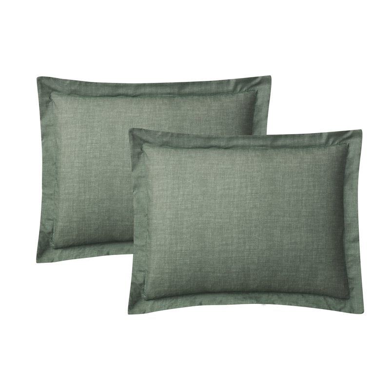 Queen Green Texture Bed in a Bag Comforter Set with Sheets - 10 Piece