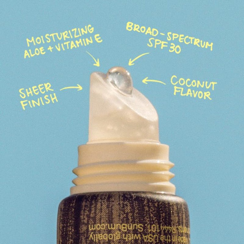 Moisturizing Sunscreen Lip Balm SPF 30 - Coconut Flavored Lip Protection