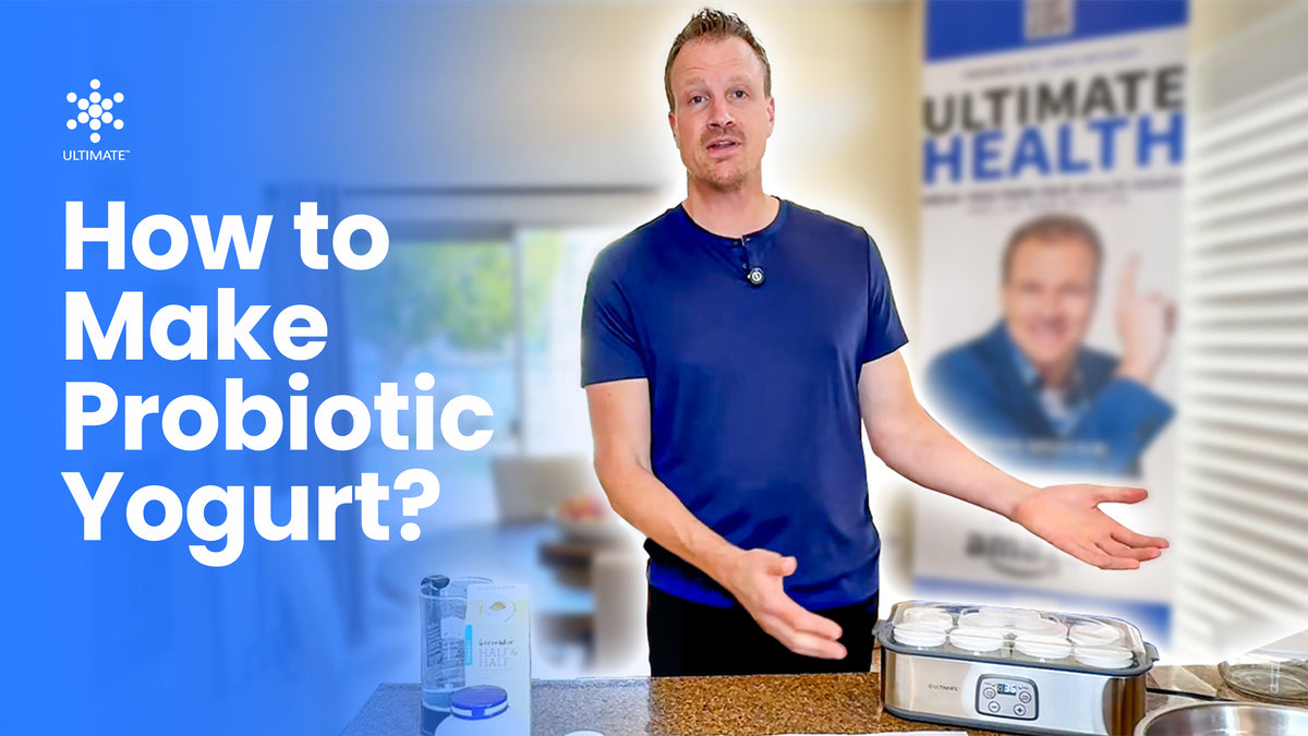 Probiotic Yogurt Maker with Glass Containers, Adjustable Temp & 48-Hour Timer