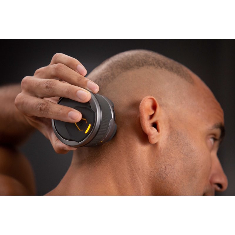Titanium Electric Head Shaver - 5 Flexible Rotary Heads for Men