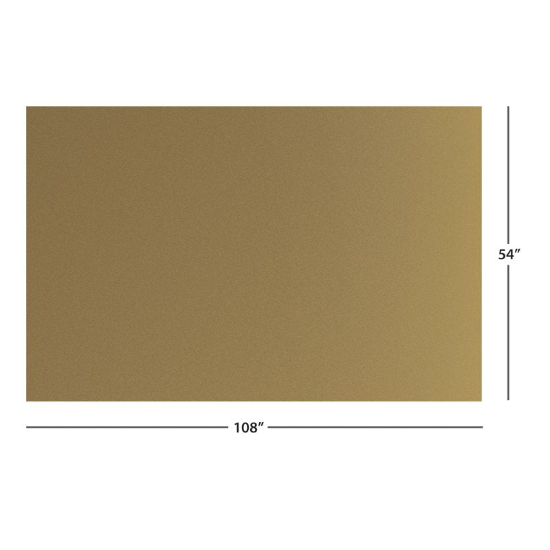 Gold Rectangular Plastic Table Covers - 6 Pack, 54" x 108"