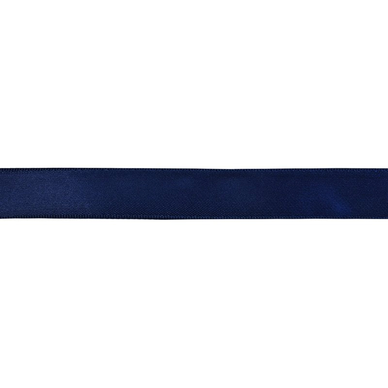 Navy Satin Ribbon 7/8 Inch Wide, 6 Yards for Crafts & Gift Wrapping