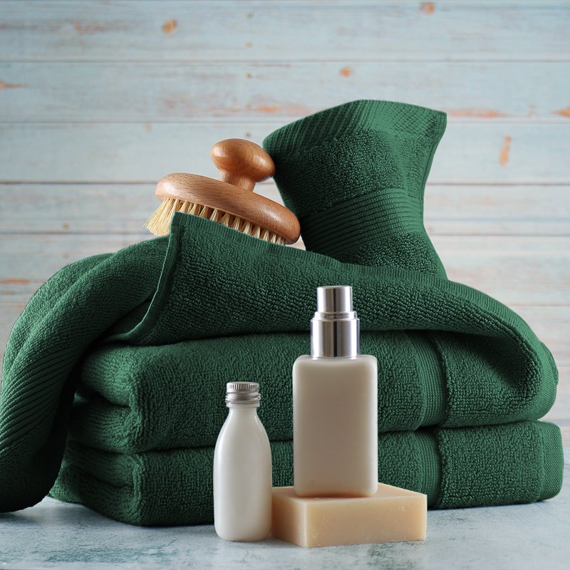 Hunter Clara Clark 6-Piece Cotton Bath Towel Set with 4 Towels & 2 Washcloths