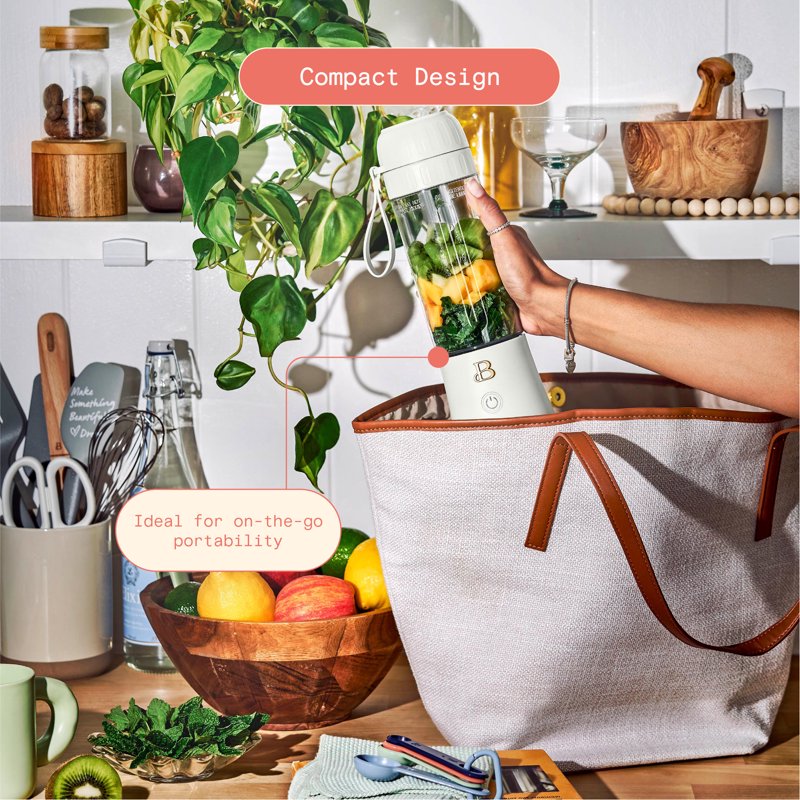 Portable To-Go Blender 2.0 - 16 oz, 70W, White Icing