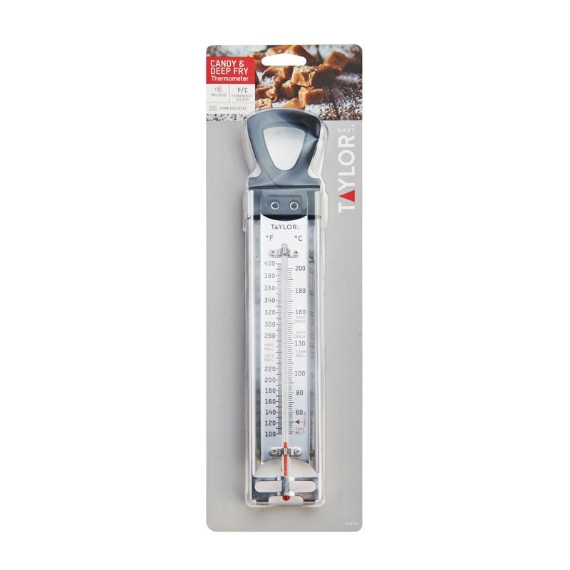 Candy and Deep Fry Thermometer with Adjustable Pan Clip - 12 Inch