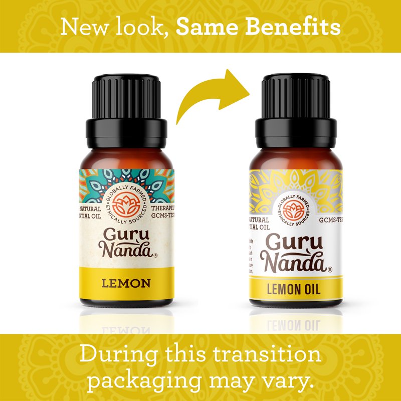 100% Pure Lemon Essential Oil for Aromatherapy - 15ml