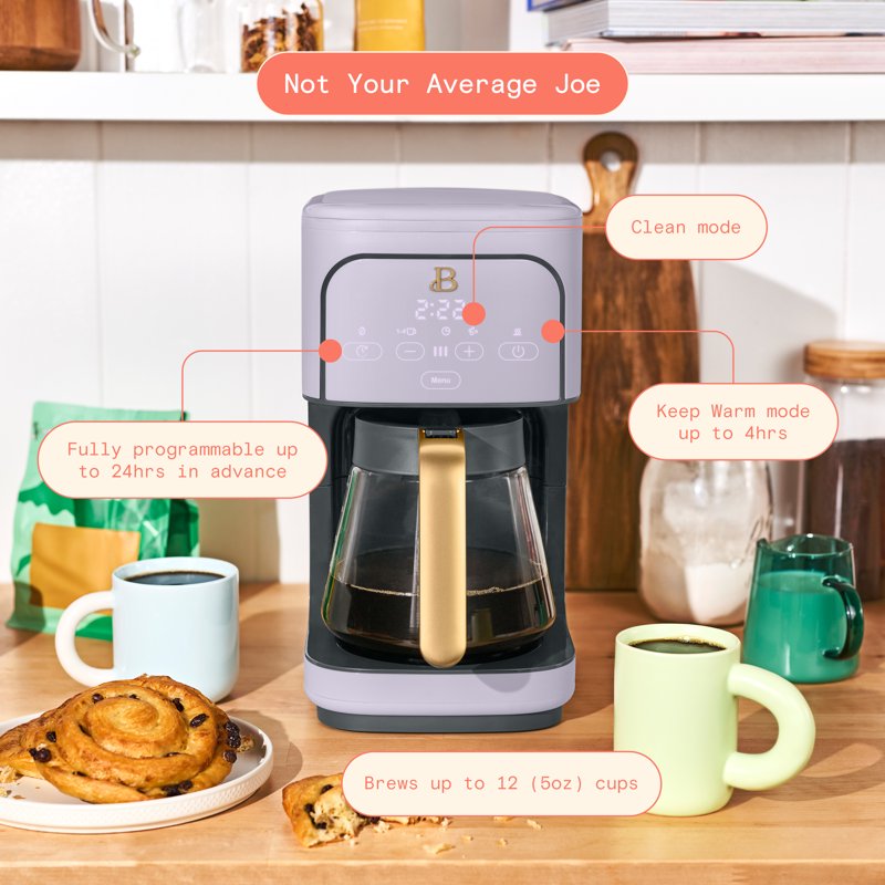 12-Cup Programmable Coffee Maker - Lavender
