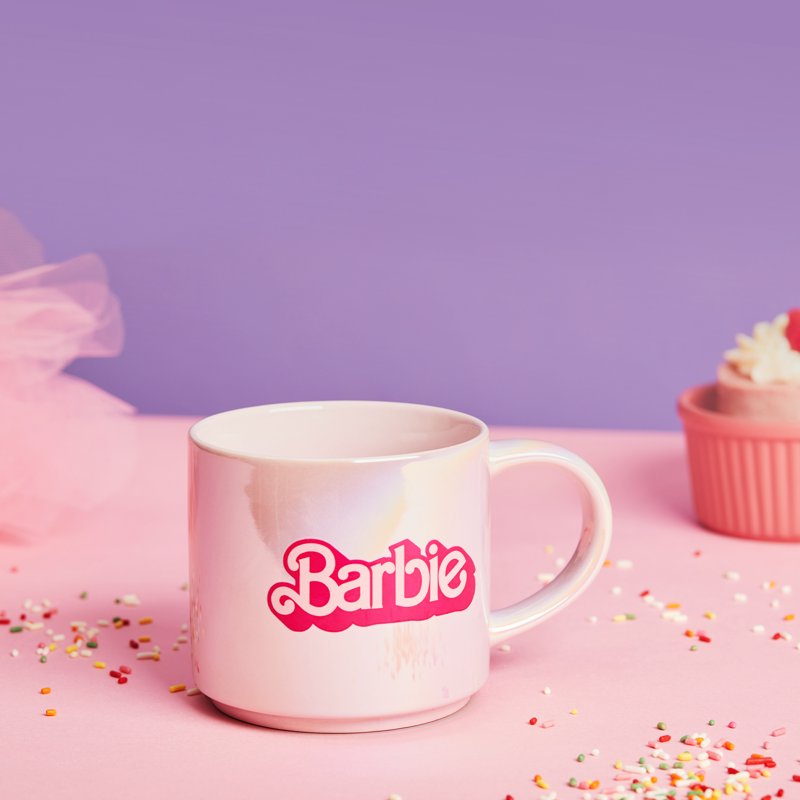 15oz Pearl Pink Stoneware Coffee Mug - 4 Pack