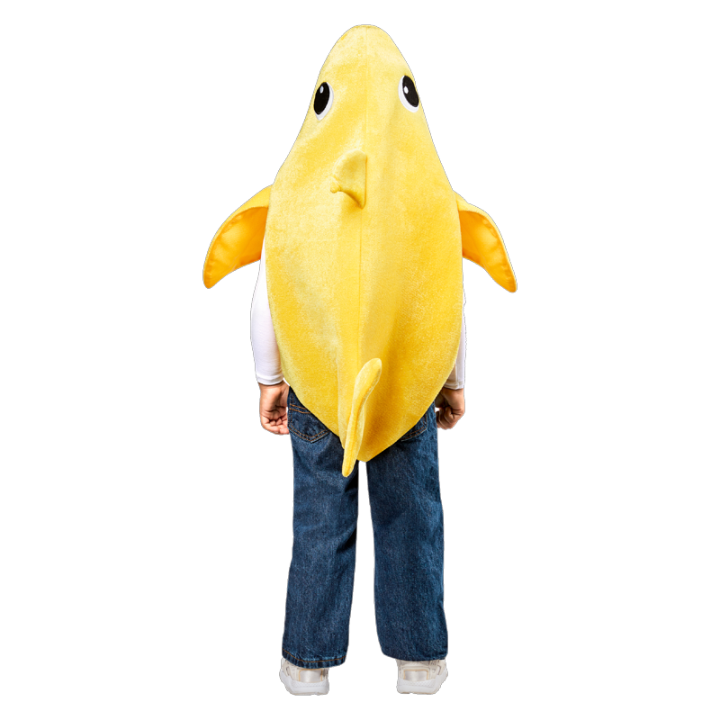 Toddler Baby Shark Halloween Costume - Size 2T with Sound Box, Yellow