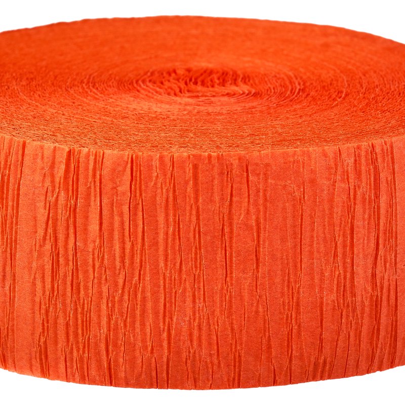 Orange Party Streamer 150 Feet for Events & Decorations