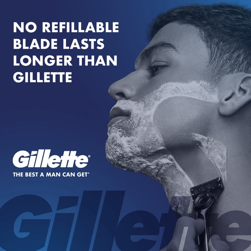 Universal Razor Blade Refills with Exfoliating Bar - 6 Pack