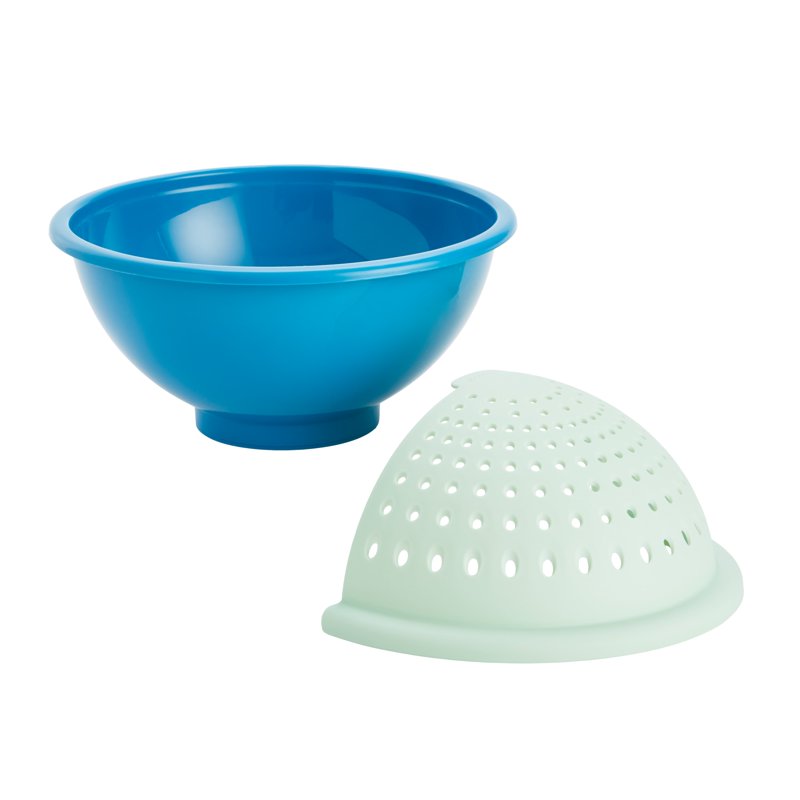 3-Quart Soak & Strain Colander with Non-Slip Base