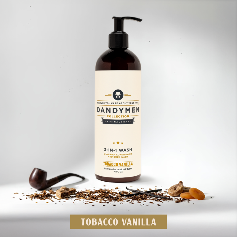 3-IN-1 Body Wash, Shampoo & Conditioner - Tobacco Vanilla, 16 fl oz