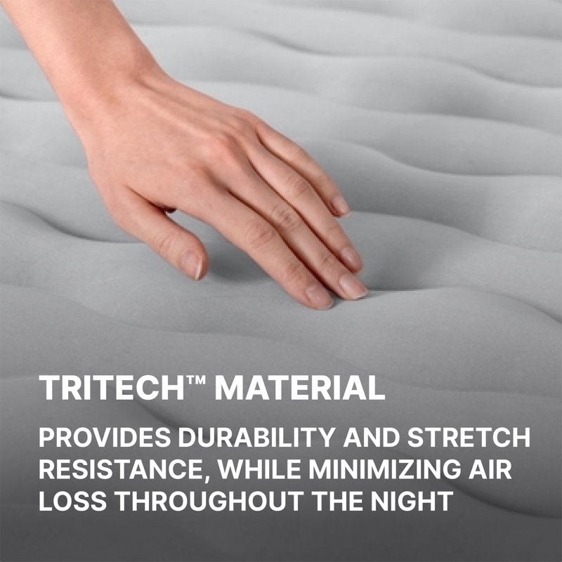Twin Size Air Mattress with Built-In AC Pump - 15 Inch Durable Inflatable Bed