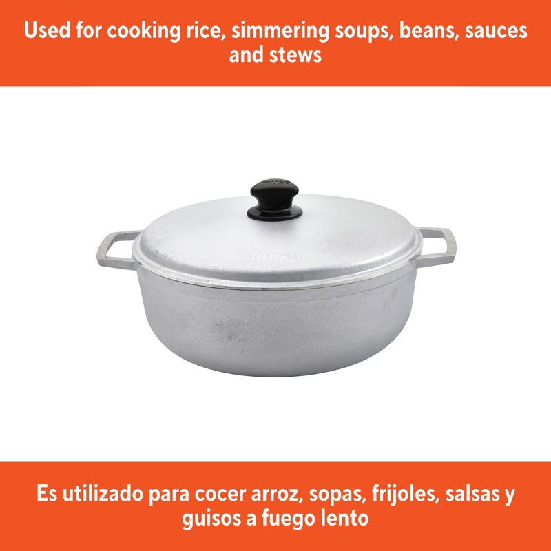 4.8qt Cast Aluminum Caldero - Essential Hispanic Cookware