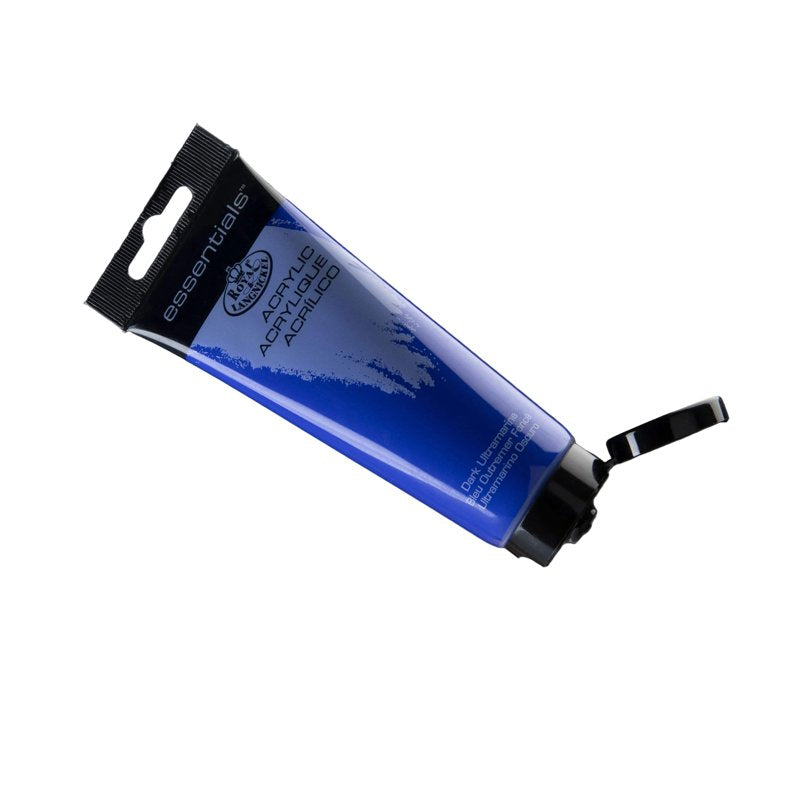 Acrylic Artist Paint - 120ml Dark Ultramarine - Bright Bold Colors, Versatile for Canvas & Crafts - Ideal for Artists & Hobbyists