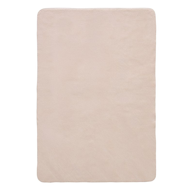 Papyrus Beige Faux Wool & Faux Fur Reversible Throw Blanket - Better Homes & Gardens, 50x72"