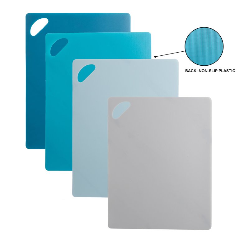 Eco-Friendly Non-Slip Cutting Mats - 14.1" x 10.8" - 4 Pack
