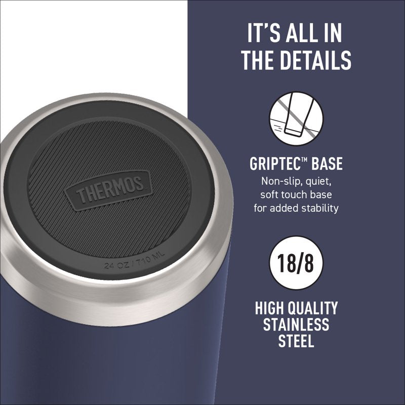 24oz Insulated Food Jar with Spoon - Mystical Navy