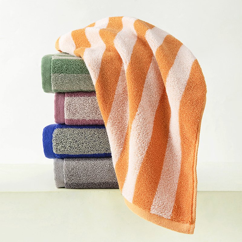 Purple Cotton Hand Towel Set - 4 Pieces, 13 x 29 Inches - Soft & Absorbent