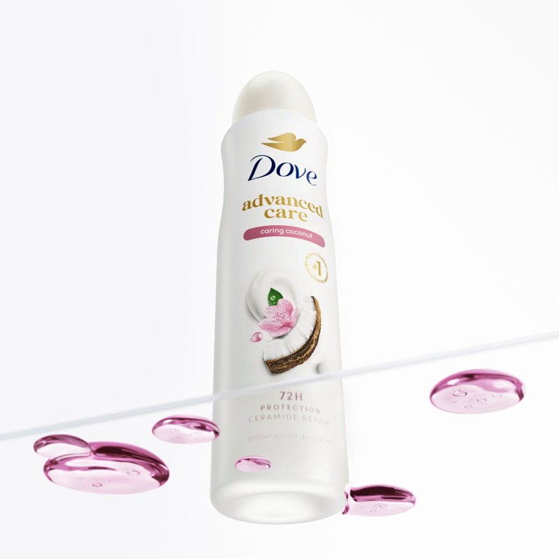 Advanced Care Caring Coconut Antiperspirant Dry Spray - 3.8 oz Twin Pack