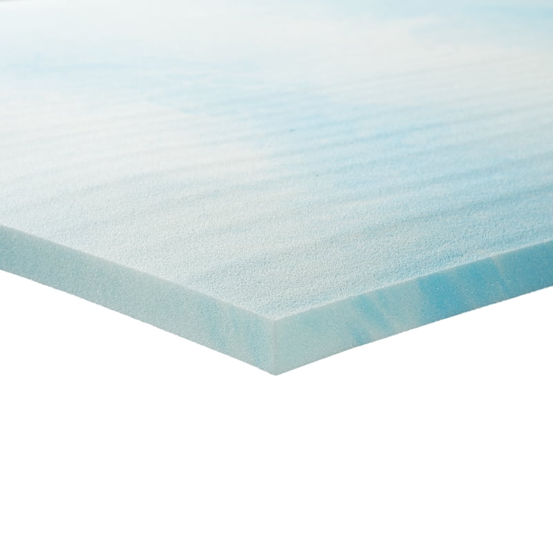 Serta 1.5-Inch Cooling Memory Foam Mattress Topper Twin - Breathable Support
