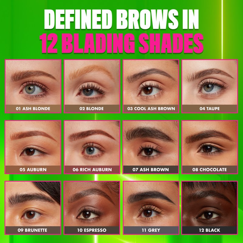 Dual-Ended Nano Brow Mechanical Pencil - Precision Filling and Shading