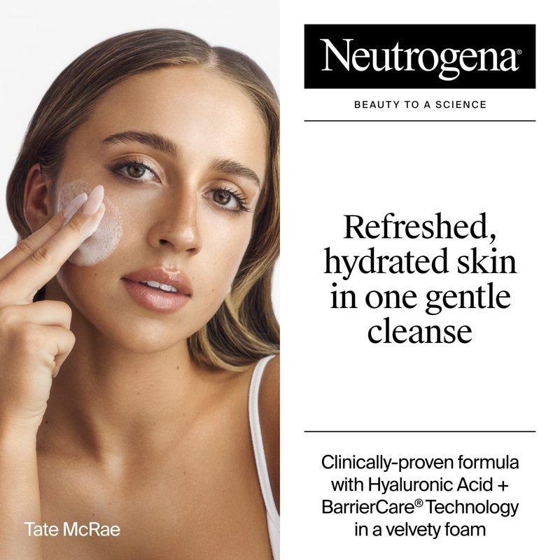 Hydrating Gel Facial Cleanser with Hyaluronic Acid - Fragrance-Free 16 oz