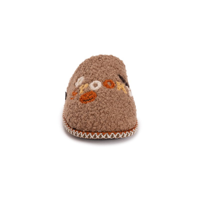 Women's Punch Needle Slippers - Spooky Season L (9-10) Halloween Novelty Slippers