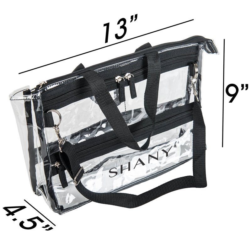 Waterproof Travel Bag with Zippered Compartments - 13.4"x9.2"