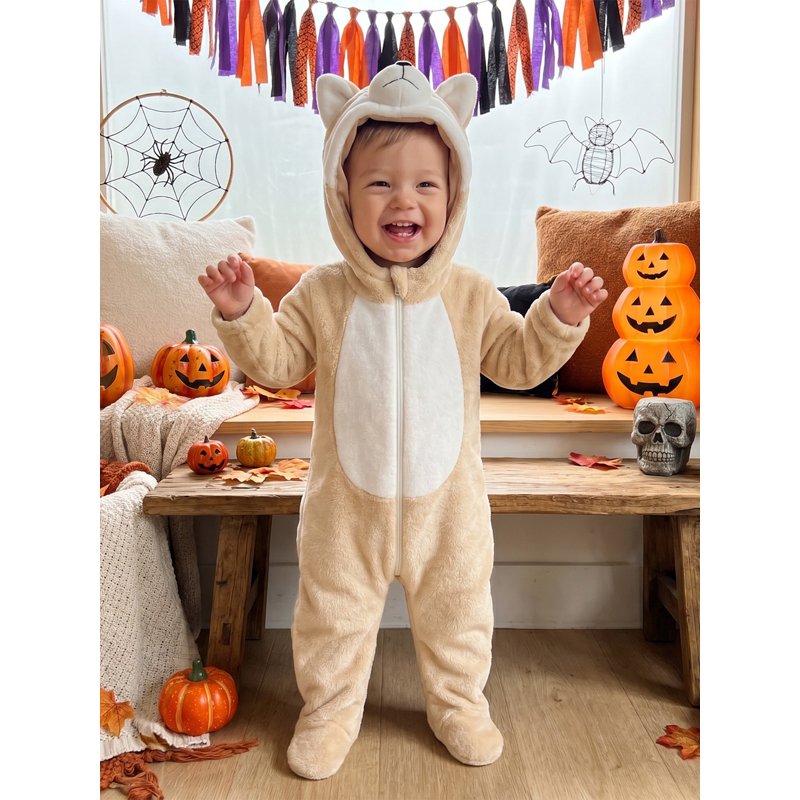 Kids Toddler Baby Halloween Frog Dog Costume - Apricot, 12-18 Months