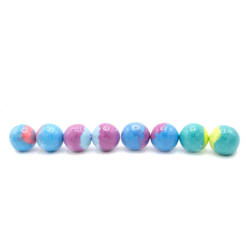 Color Your Bath Bath Bomb Bucket - 8 Fizzy Bath Bombs