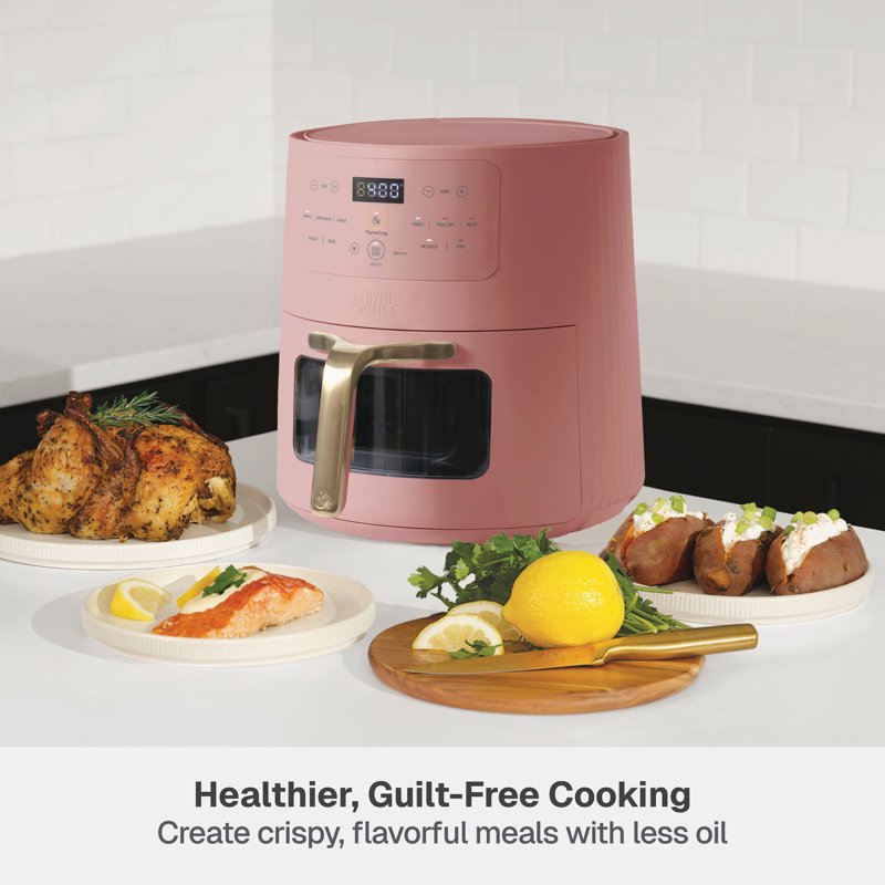 6QT Air Fryer with ThymeCrisp Technology - Faded Rose
