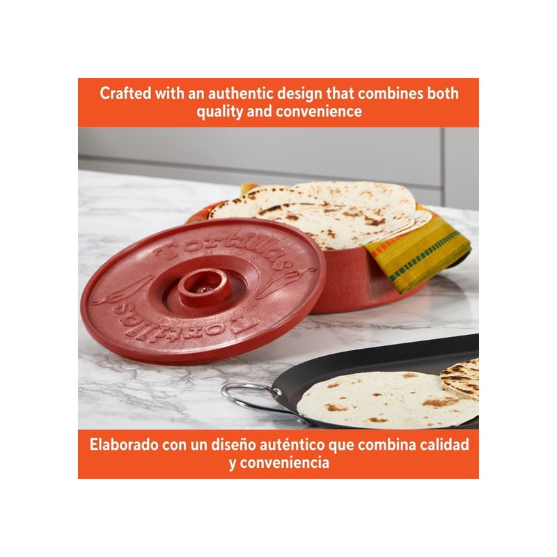 8-Inch Terracotta Tortilla Warmer - Single