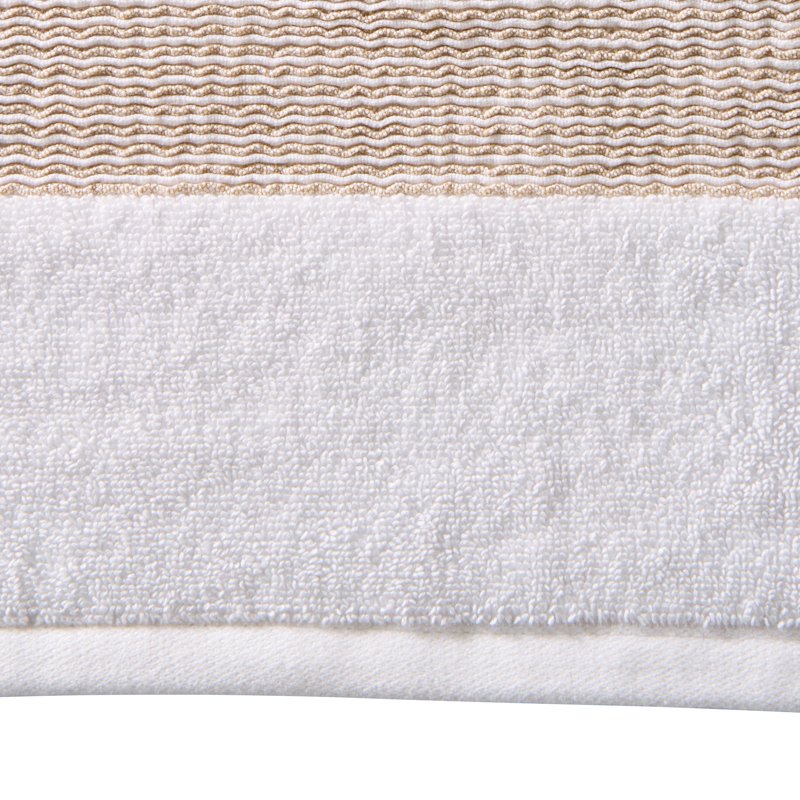 Better Homes & Gardens Almond Biscuit Cotton Textured 4-Piece Bath Towel Set